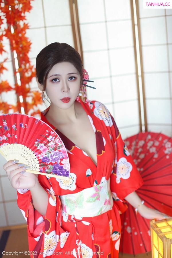 月野兔美妞 贵贵Isabelle [XiuRen]高清写真图 2023.11.29 No.7736 月野兔美妞 和服美腿第23张图片